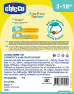 Chicco Rattle Easy Grasp Elephant